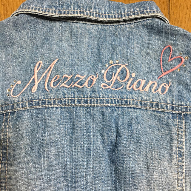 mezzo piano(メゾピアノ)のmezzo piano  Gジャン キッズ/ベビー/マタニティのキッズ服女の子用(90cm~)(ジャケット/上着)の商品写真