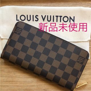 ルイヴィトン(LOUIS VUITTON)のMAMI様専用【 新品未使用】ルイ・ヴィトンダミエ・エベヌ　ジッピー・ウォレット(長財布)