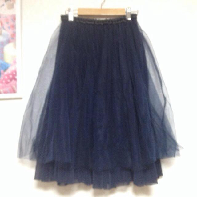 RETRO GIRL(レトロガール)のチュールスカート レディースのスカート(ひざ丈スカート)の商品写真