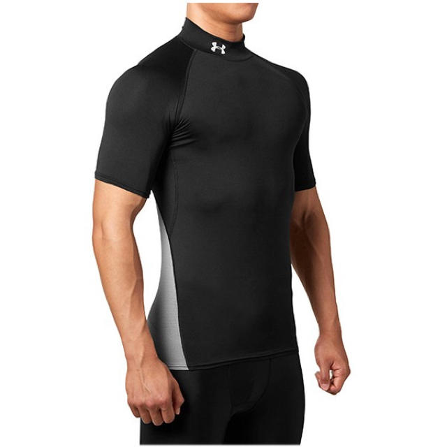 UNDER ARMOUR(アンダーアーマー)のアンダーアーマー MD ブラック アンダーシャツ Tシャツ 1295659 半袖 スポーツ/アウトドアのサッカー/フットサル(ウェア)の商品写真