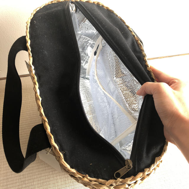 シーグラス  保冷バッグL レディースのバッグ(かごバッグ/ストローバッグ)の商品写真