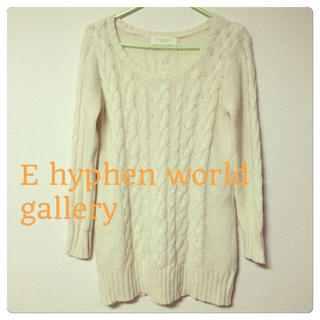 イーハイフンワールドギャラリー(E hyphen world gallery)の♡ロングニット♡(ニット/セーター)