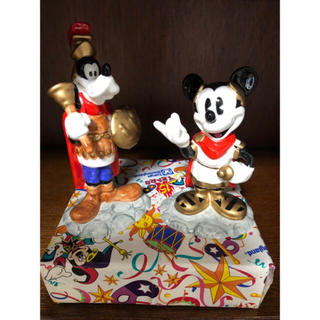 ディズニー(Disney)のヘラクレスミッキーとグーフィー 陶器置物(キャラクターグッズ)