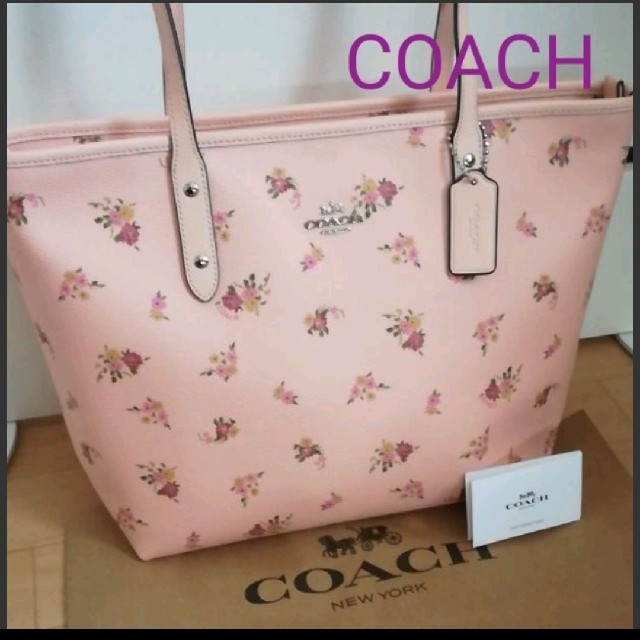 Coach 18新作 大人気coach 花柄ピンク コーチバッグの通販 By Aya S Shop コーチならラクマ