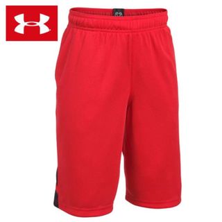 アンダーアーマー(UNDER ARMOUR)のアンダーアーマー YXL ショートパンツ レッド ジュニア 半ズボン 短パン(パンツ/スパッツ)