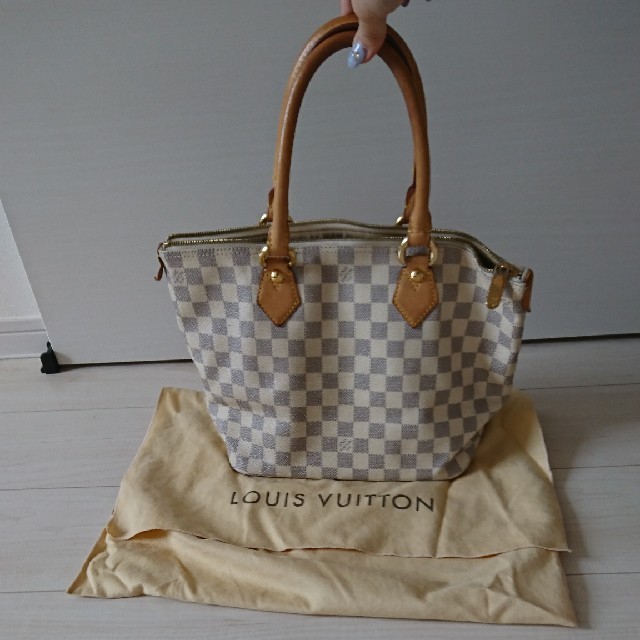 LOUIS VUITTON - ルイ・ヴィトン LOUIS VUITTON ダミエアズール 白ダミエ バッグ の通販 by ひよこ's