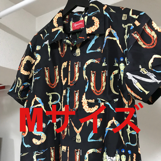 新品 alphabet silk shirt Mサイズ