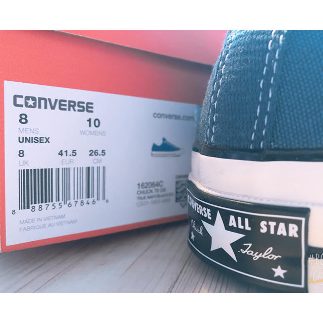 CONVERSE(コンバース)のＨＹＯ様専用 CONVERSE コンバース CT70 LOW ブルー US8 メンズの靴/シューズ(スニーカー)の商品写真