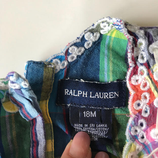 Ralph Lauren(ラルフローレン)のラルフローレン 可愛いチュニックパンツセット18m キッズ/ベビー/マタニティのベビー服(~85cm)(ワンピース)の商品写真