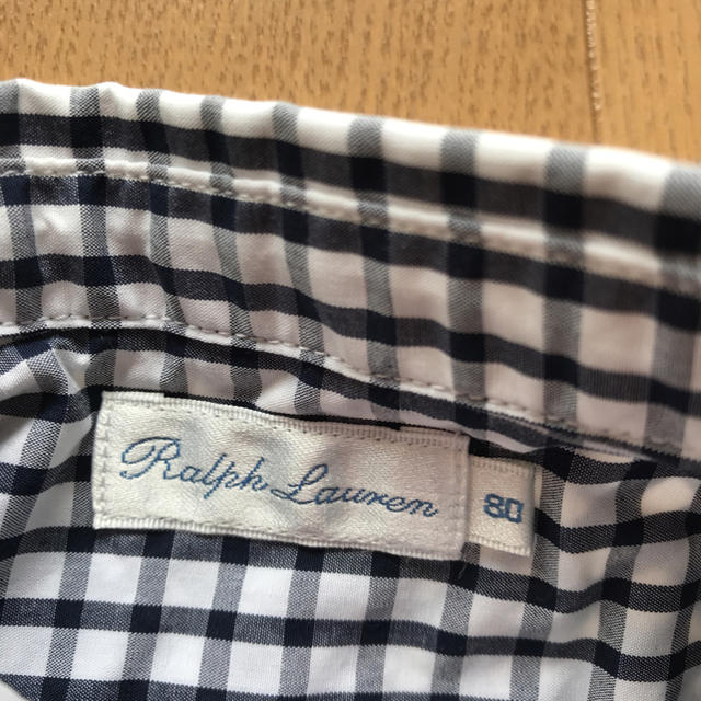 Ralph Lauren(ラルフローレン)の新品未使用 ラルフローレン  シャツ80 キッズ/ベビー/マタニティのベビー服(~85cm)(シャツ/カットソー)の商品写真