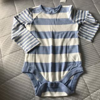 ベビーギャップ(babyGAP)の新品！ベビーギャップ♡長袖ロンパース80(ロンパース)