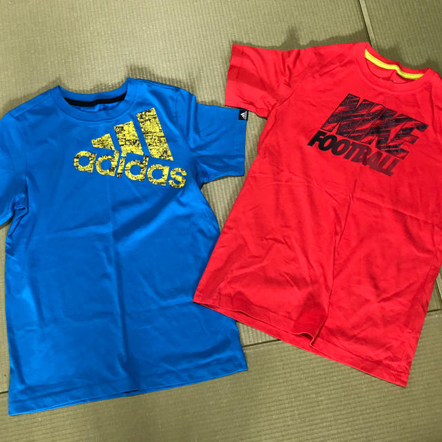 NIKE(ナイキ)のNIKEとアディダスＴシャツセット キッズ/ベビー/マタニティのキッズ服男の子用(90cm~)(Tシャツ/カットソー)の商品写真