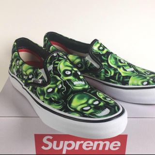 シュプリーム(Supreme)のsupreme vans skull スリッポン 27.5cm(スニーカー)