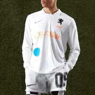 ナイキ(NIKE)のNike Off-White Soccer Home Jersey ジャージー(Tシャツ/カットソー(七分/長袖))
