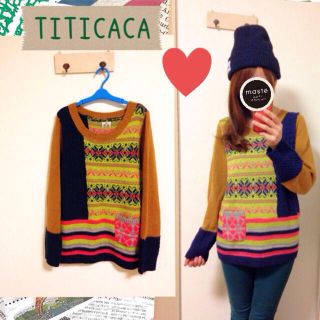 チチカカ(titicaca)のTITICACA/カラフルニット(ニット/セーター)