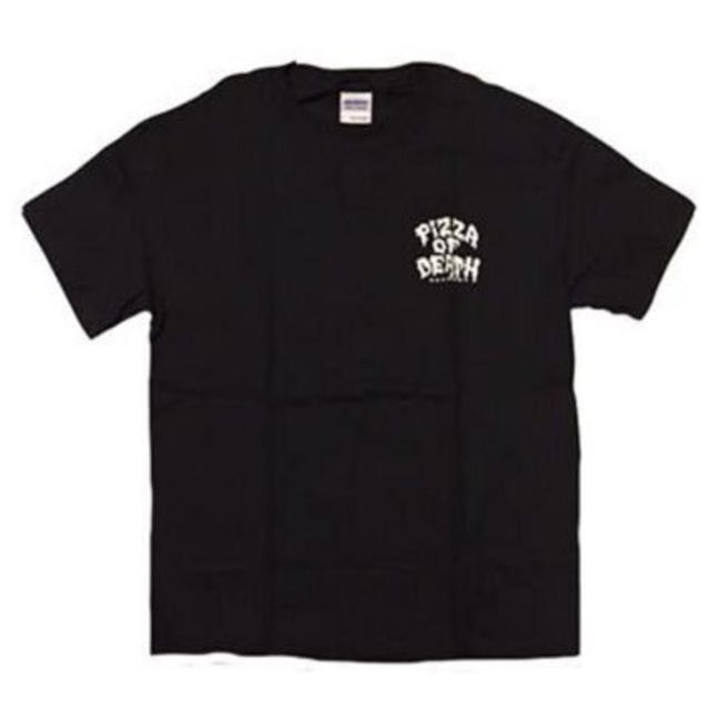 HIGH!STANDARD(ハイスタンダード)のPIZZA OF DEATH  ピサ オブ デス Tシャツ  白 黒  エンタメ/ホビーのタレントグッズ(ミュージシャン)の商品写真