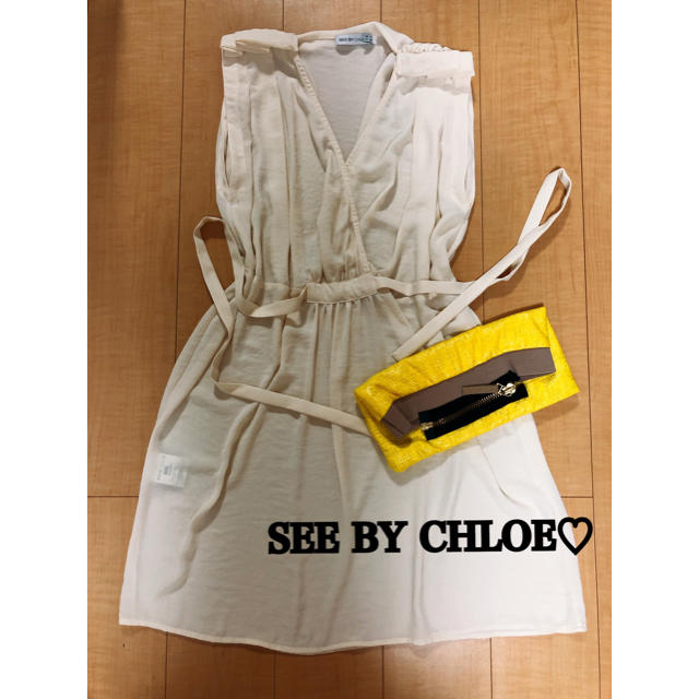 【未使用】See By Chloe シーバイクロエ シフォンワンピース