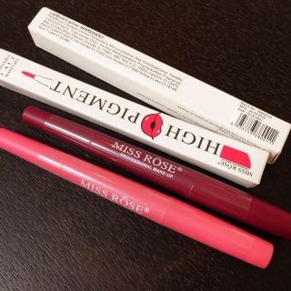 セフォラ(Sephora)の【ばびたん様専用】2way リップスティック&メタリックパールグロス(リップライナー)