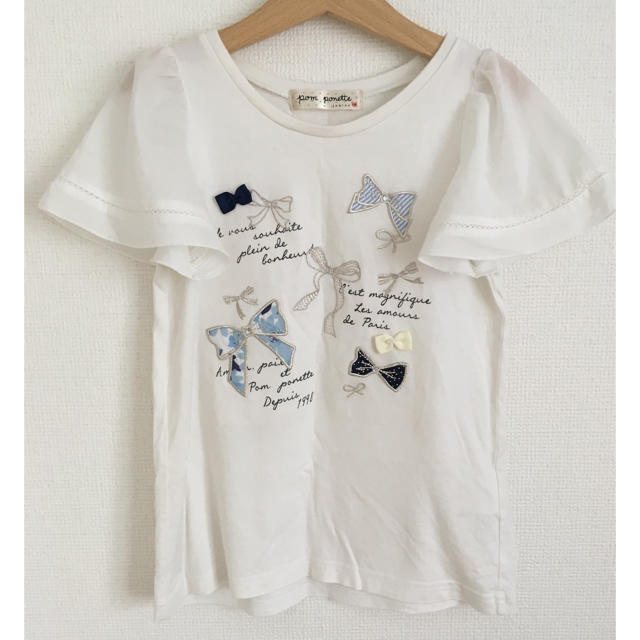 pom ponette(ポンポネット)のポンポネット☆Tシャツ☆130 キッズ/ベビー/マタニティのキッズ服女の子用(90cm~)(Tシャツ/カットソー)の商品写真