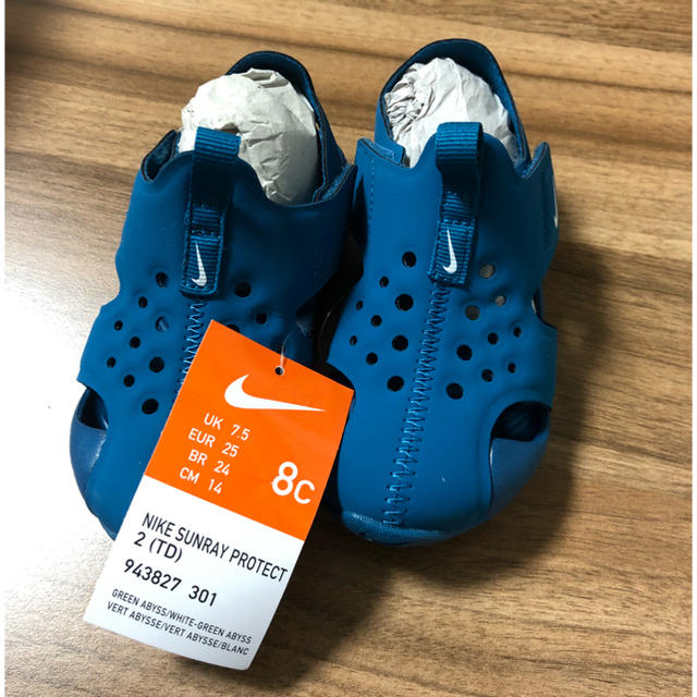 NIKE(ナイキ)のNIKE サンレイ プロテクト2 キッズ/ベビー/マタニティのベビー靴/シューズ(~14cm)(サンダル)の商品写真