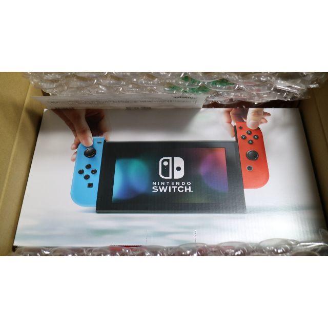 任天堂 - 新品 保証付　任天堂 Switch　ネオンブルー/(R)ネオンレッド