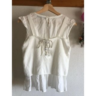 ダブルクローゼット(w closet)のw closet ブラウス コットンブラウス kastane gu(シャツ/ブラウス(半袖/袖なし))