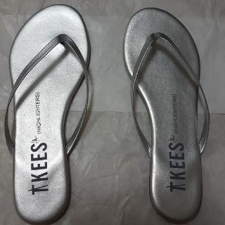 未使用  TKEES  サンダル  シルバー(サンダル)