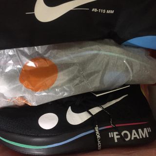 ナイキ(NIKE)のOff-White X Nike Zoom fly Mercurial 27.5(スニーカー)