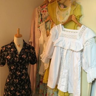 ロキエ(Lochie)のEuro vintage frill cotton blouse🌼(シャツ/ブラウス(半袖/袖なし))