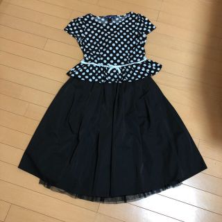 エムズグレイシー(M'S GRACY)のM's Gracyのドット柄トップス(カットソー(半袖/袖なし))