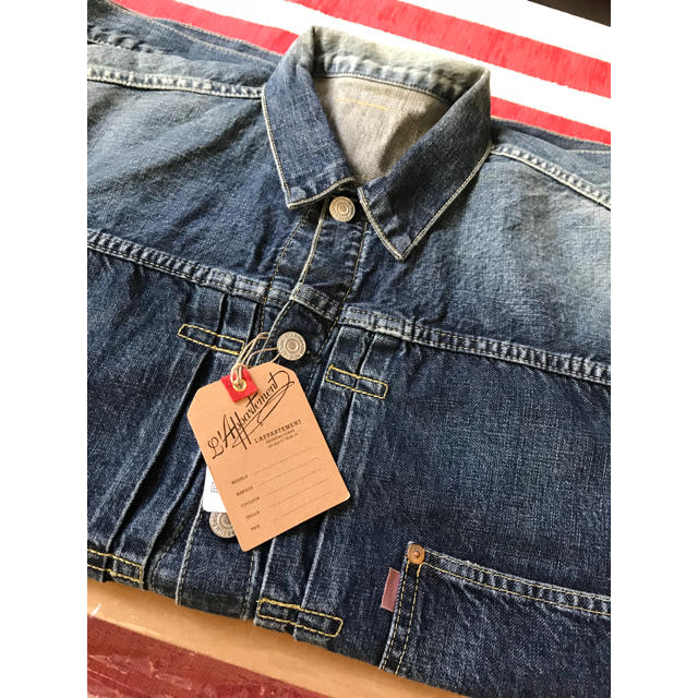 L'Appartement DEUXIEME CLASSE(アパルトモンドゥーズィエムクラス)のSTAMMBAUM OVERSIZE DENIM JACKET シュタンバウム レディースのジャケット/アウター(Gジャン/デニムジャケット)の商品写真