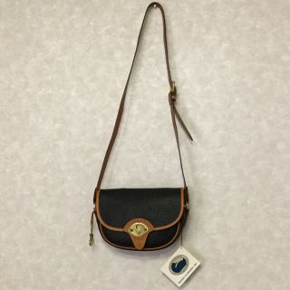 【美品】dooney & bourke アンティーク本革ハンドバッグ 山吹色