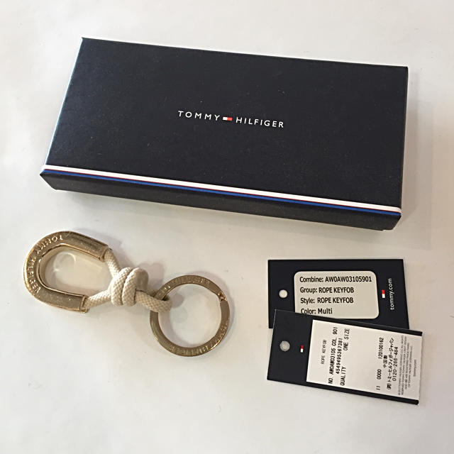 TOMMY HILFIGER(トミーヒルフィガー)のトミーヒルフィガー キーリング キーホルダー メンズのファッション小物(キーホルダー)の商品写真