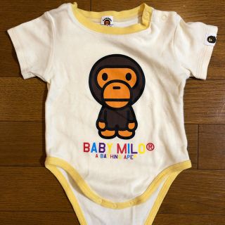 アベイシングエイプ(A BATHING APE)のエイプ  半袖ロンパース  70size(ロンパース)