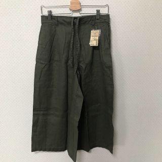 ムジルシリョウヒン(MUJI (無印良品))のオムライス様専用☆ワイドパンツ(クロップドパンツ)