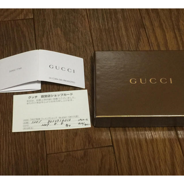 Gucci(グッチ)のGUCCIパスケース レディースのファッション小物(名刺入れ/定期入れ)の商品写真