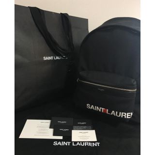 サンローラン(Saint Laurent)のSAINT LAURENT サンローラン バックパック 購入時ショップバッグ付き(バッグパック/リュック)