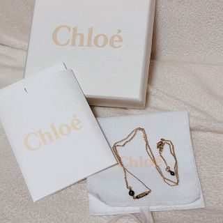 クロエ(Chloe)の【新品未使用】 値下げしました！ クロエ ブラックパール ネックレス パール(ネックレス)