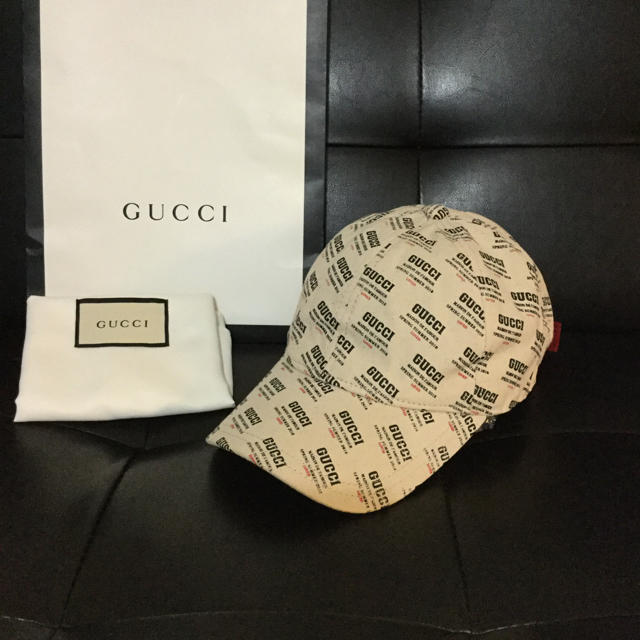 Gucci Gucci プリントスタンプ キャップの通販 By Gucci Silver グッチならラクマ