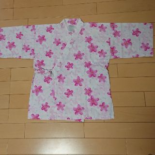 rie様専用 130cm 甚平 さくら柄 ピンク(甚平/浴衣)