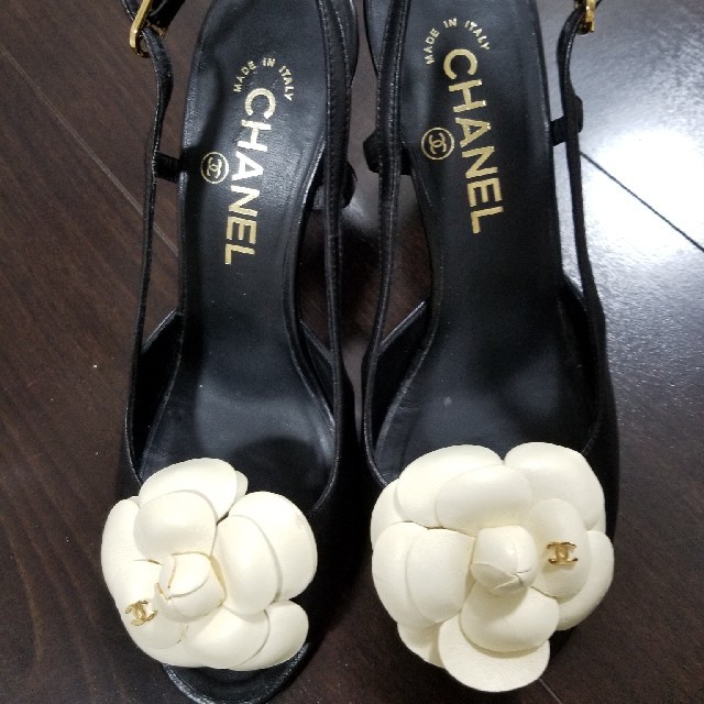 CHANEL　サンダル　カメリア