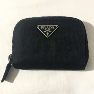 プラダ(PRADA)のプラダ PRADA ミニ財布 小銭入れ ブラック(コインケース)