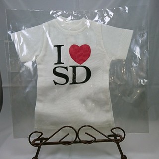 ボークス(VOLKS)の【美品】SD ドール用衣装 「I love SD」Tシャツ スーパードルフィー(その他)