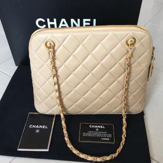 シャネル(CHANEL)の国内直営店☆CHANEL シャネル ショルダー ベージュ(ショルダーバッグ)