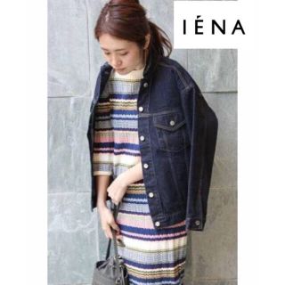 イエナ(IENA)の【美品】 IENA ルーズデニムブルゾン 38(Gジャン/デニムジャケット)