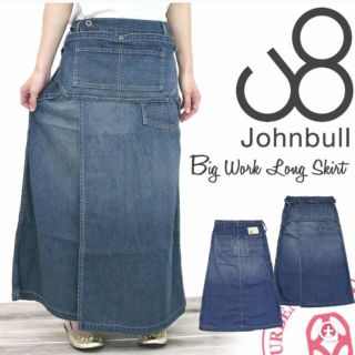 ジョンブル(JOHNBULL)のジョンブル  エプロン  デニムラップロングスカート(ロングスカート)