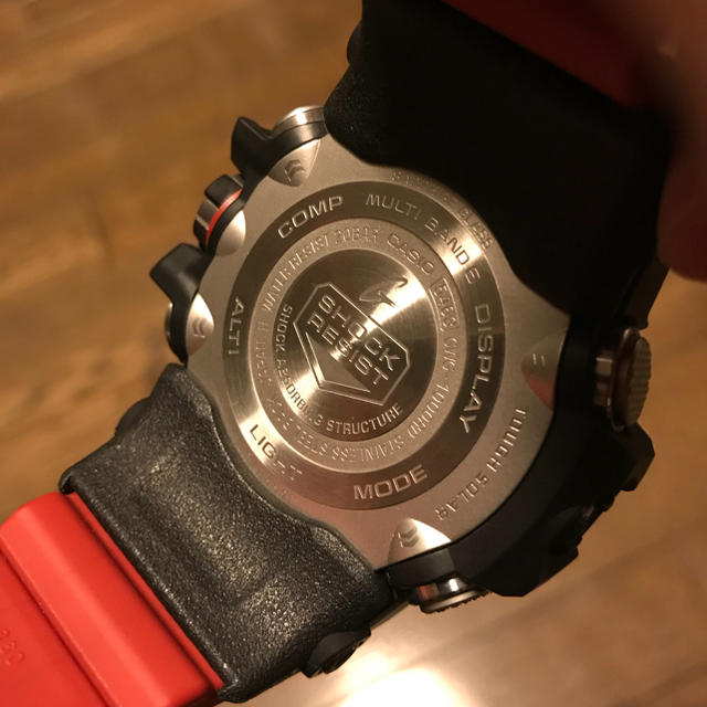 G-SHOCK(ジーショック)の希少！マッドマスター　レスキューレッドGWG-1000RD-4AJF メンズの時計(腕時計(アナログ))の商品写真