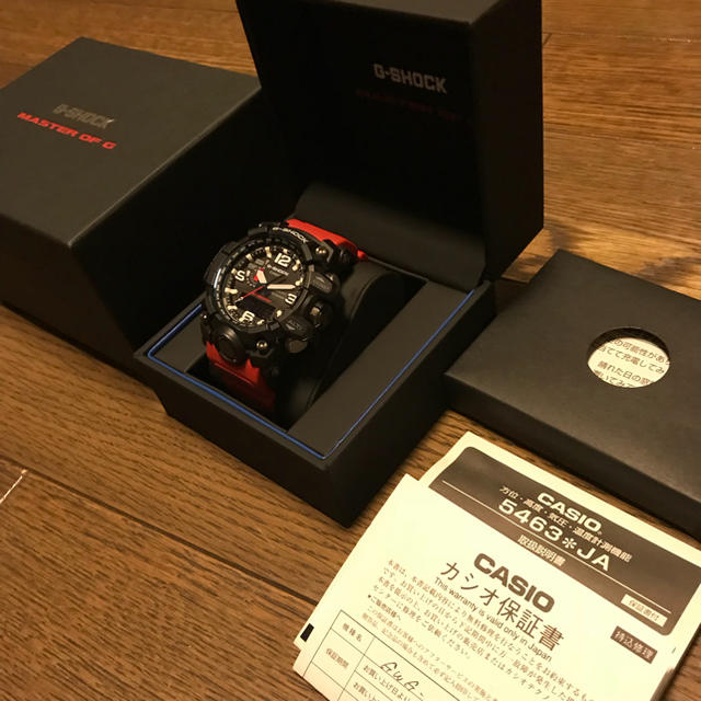 G-SHOCK(ジーショック)の希少！マッドマスター　レスキューレッドGWG-1000RD-4AJF メンズの時計(腕時計(アナログ))の商品写真