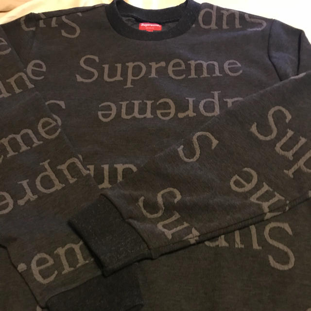 Supreme  18SS Jacquard Logo Crewneck