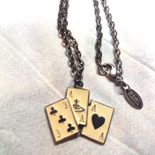 送料&加工料込 レア【Vivienne Westwood】⭐️トランプ柄ネックレス